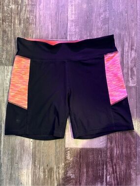 NYL Pink and Black Athletic Shorts